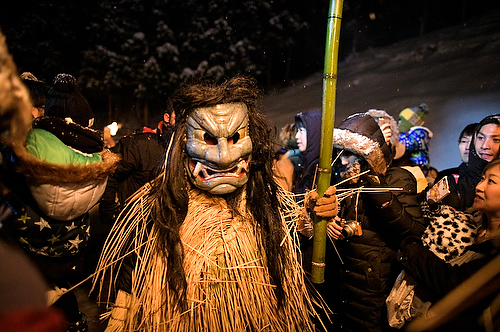 Namahage Sedo Festival participant