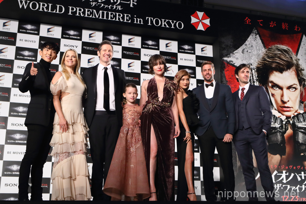 Photo: Resident Evil: The Final Chapter World Premiere in Tokyo -  TKP2016121301 